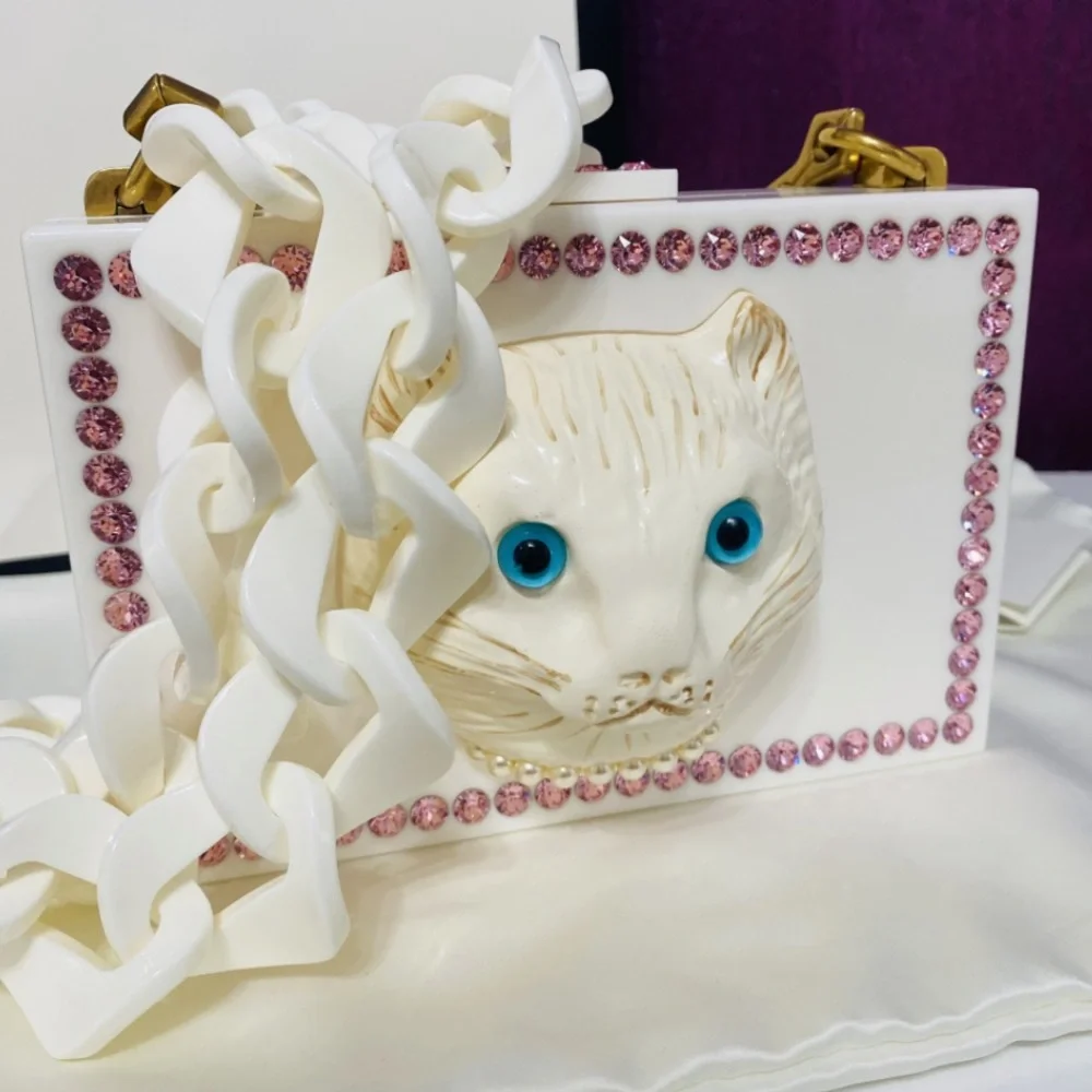 Gucci | Bags | Gucci Cat Clutch | Poshmark